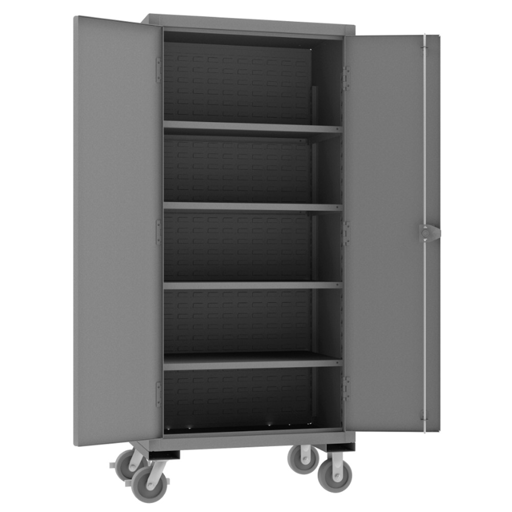 Mobile Cabinet - 4 Shelves 36" x 24" x 81" - 1