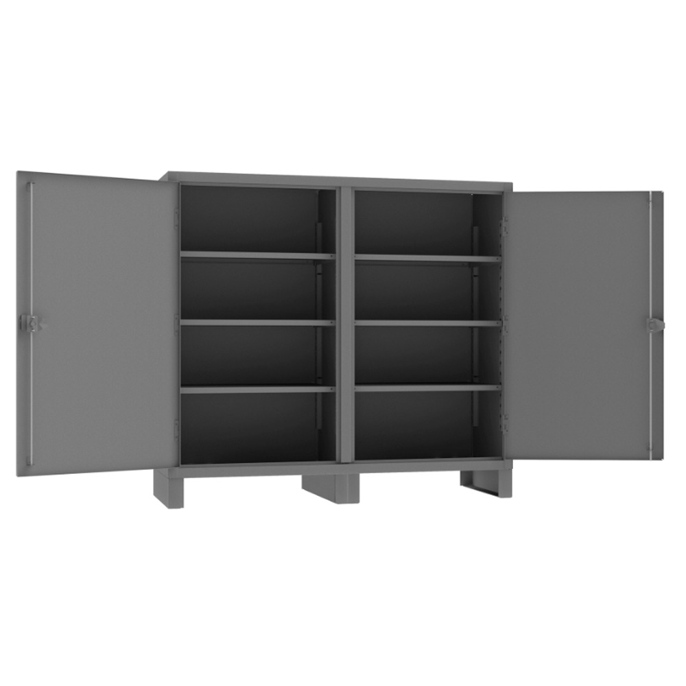 Double Shift Cabinet - 6 Shelves 72" x 24" x 66" - 1