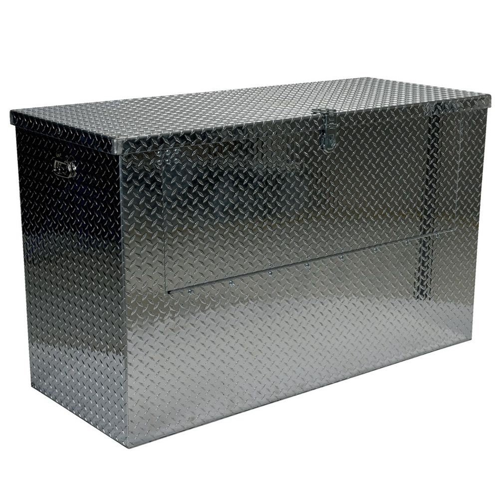 Aluminum Portable Tool Box with Fold Down Front Door 25-7/8 In. x 61-1/4 In. x 25-1/16 In - 1