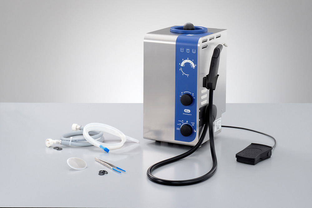 Elmasteam 8 basic P-HS-DL-ND steam cleaner with handpiece, pump a. wet steam, steam pressure 4-8 bar - 1