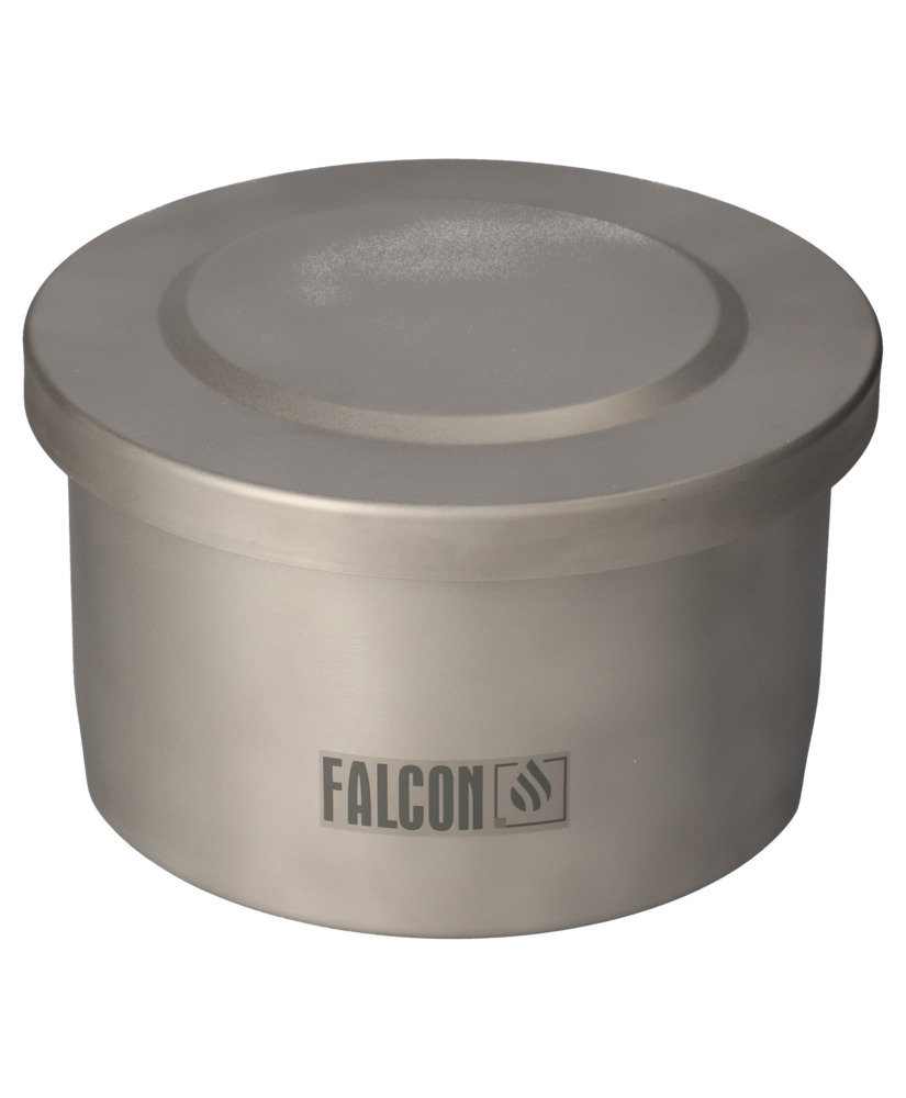 Limpiador de pequeñas piezas FALCON en acero inoxidable con tamiz de inmersión, 4 litros - 9