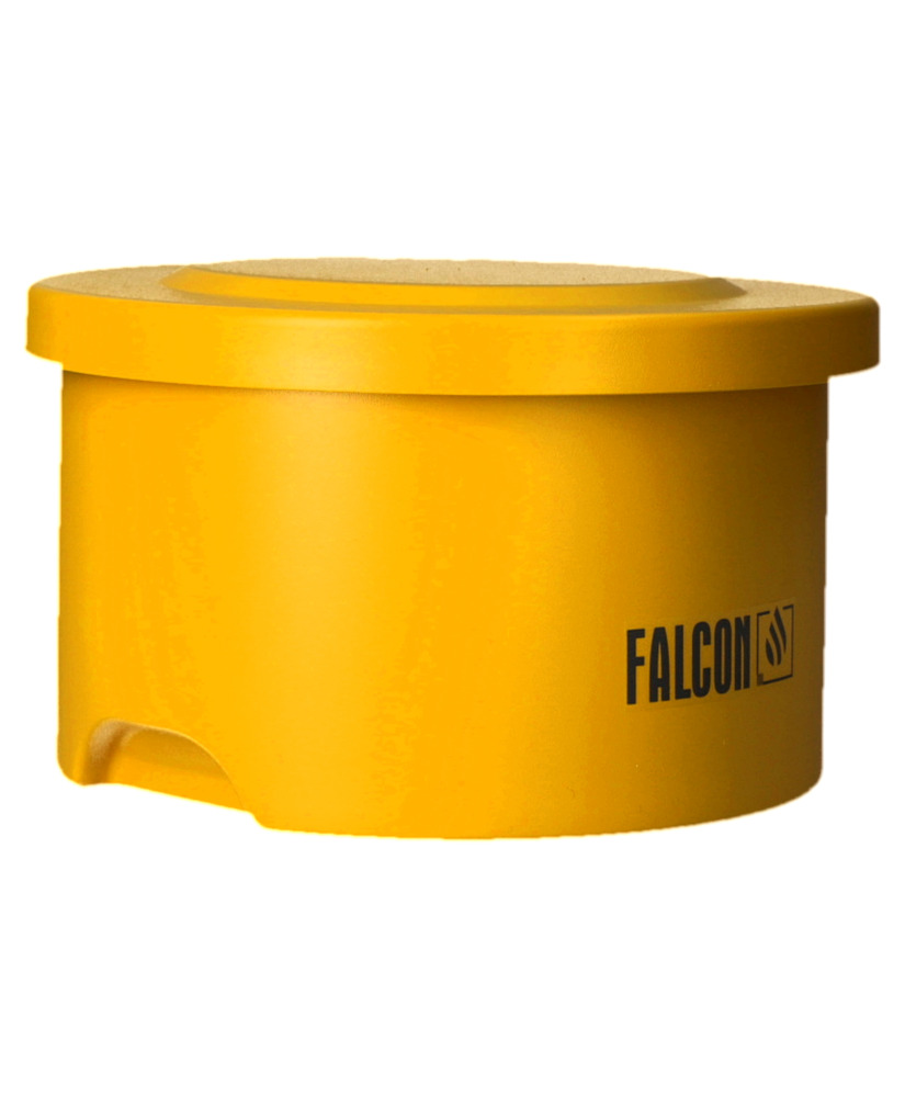 FALCON ponorná nádoba z ocele, žltá, lakovaná, so sitkom, 4 litre - 10