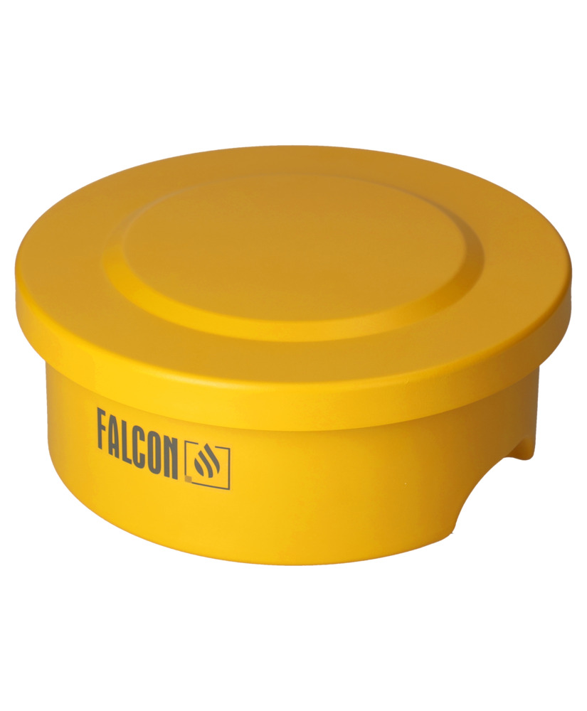 FALCON small parts cleaner in steel, painted, with immersion strainer, 2 litres - 11