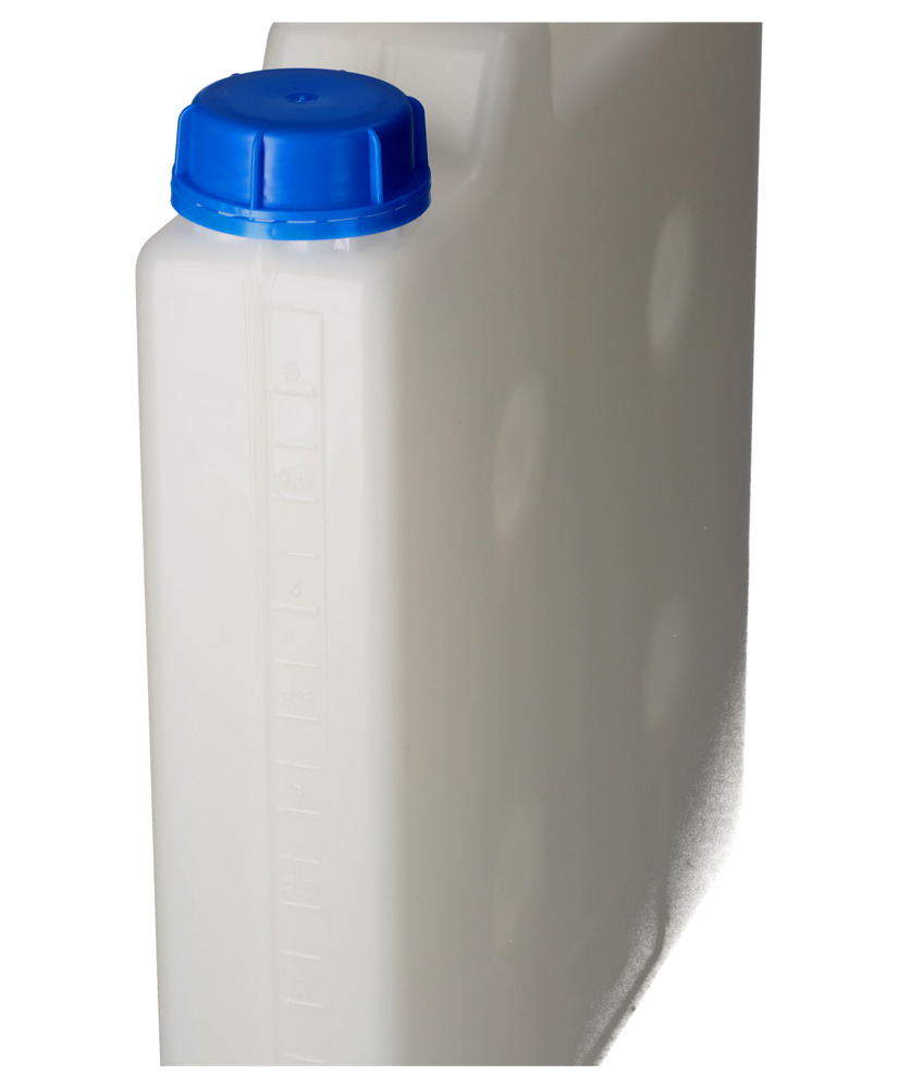 Garrafa de plástico para ahorro de espacio con rosca de 3/4, volumen 5 litros - 8