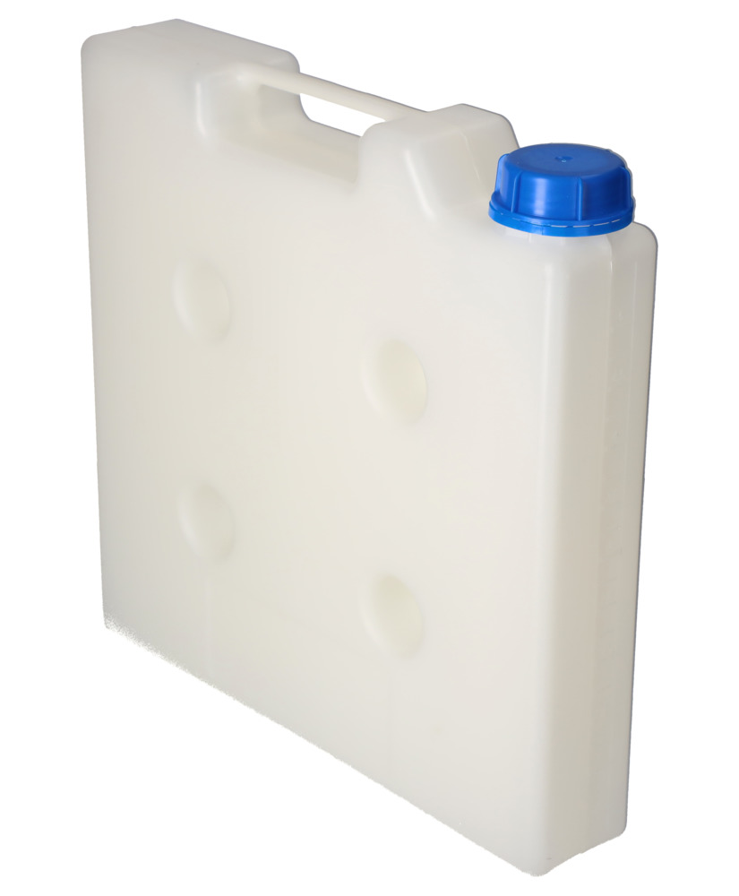 Garrafa de polipropileno (PP) transparente para ahorro de espacio, sin rosca, volumen 5 litros - 1