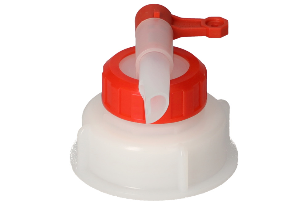 Dispensing tap AH 61, plastic, for plastic canisters, with Ø 13 mm tap, outside thread Ø 61 mm - 3