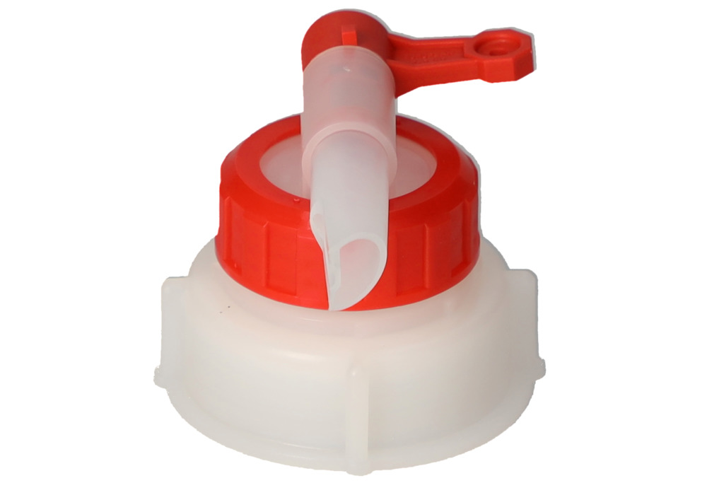 Dispensing tap AH 51, plastic, for plastic canisters, with Ø 13 mm tap, outside thread Ø 55 mm - 3