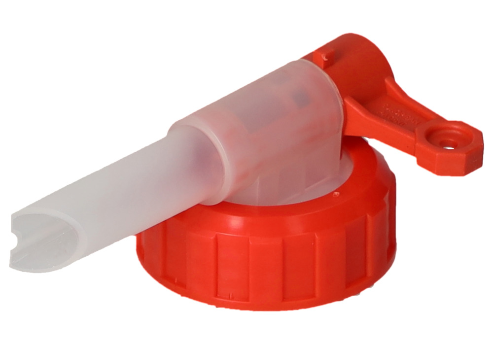Dispensing tap AH 40, plastic, for plastic canisters, with Ø 13 mm tap, outside thread Ø 42 mm - 6