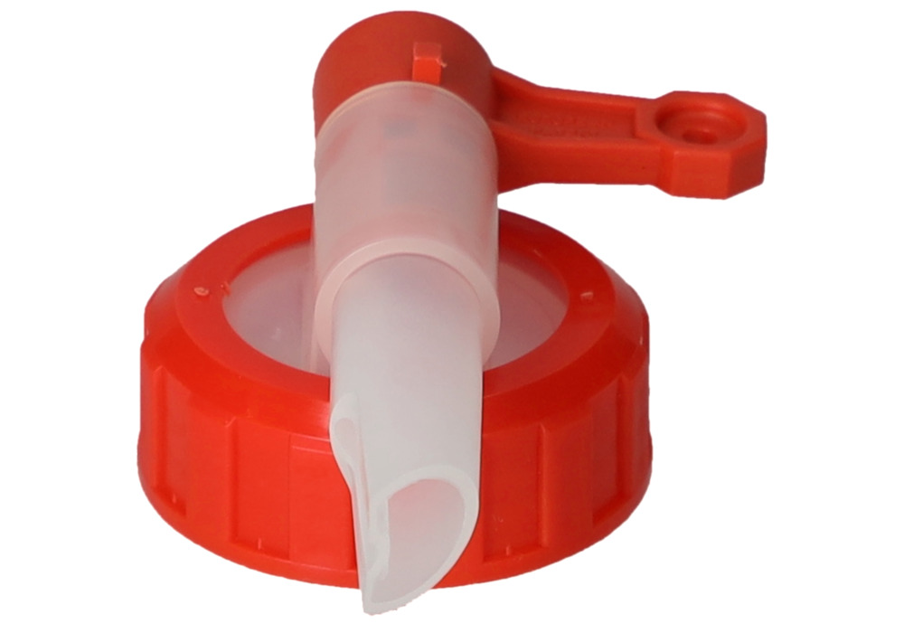 Dispensing tap AH 40, plastic, for plastic canisters, with Ø 13 mm tap, outside thread Ø 42 mm - 3