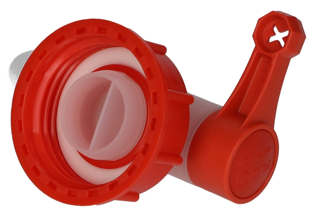 Auslaufhahn für Kunststoffgebinde H 50, 50 mm Gewinde-Ø - 7