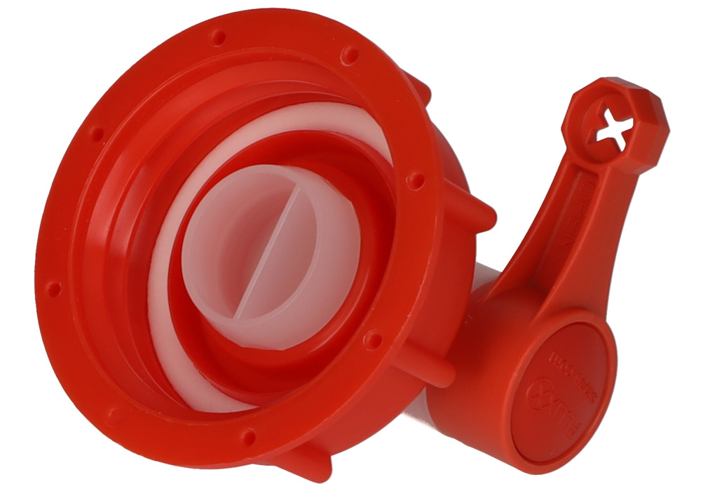 Grifo para recipientes de plástico H 61, diámetro rosca 60 mm - 6