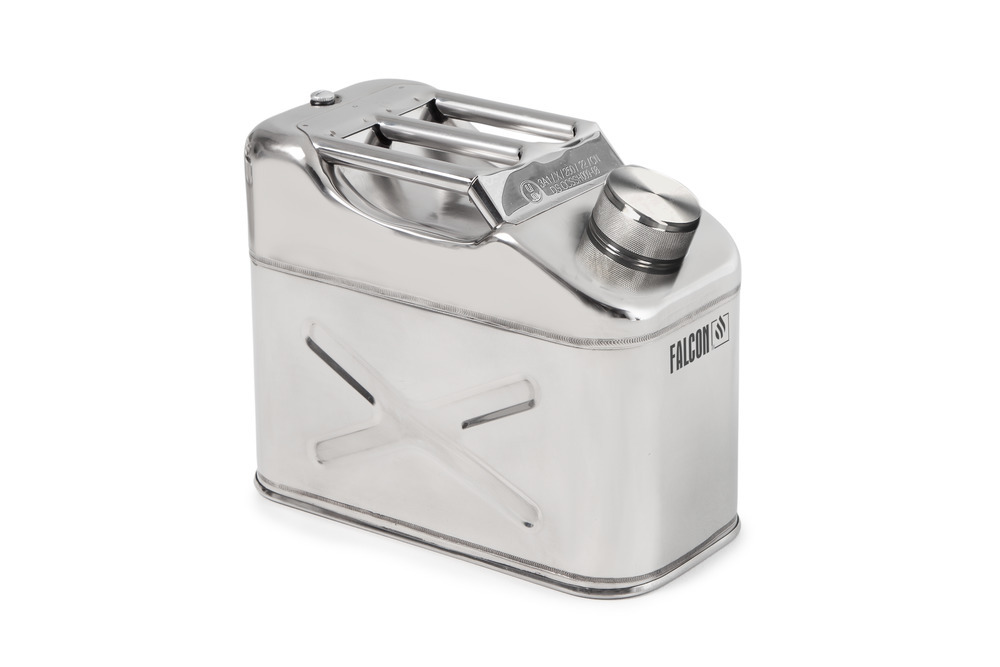 FALCON safety canister in stainless steel, with transport approval, EPDM seals, 10 litres - 1