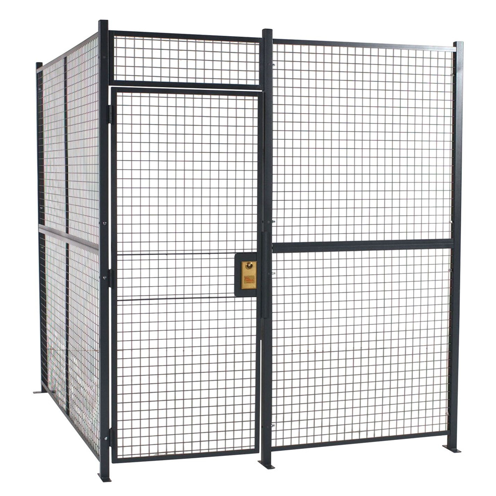 Welded Wire Mesh 8 Ft. x 8 Ft. 3 Sides With Hinged Door No Ceiling - 1