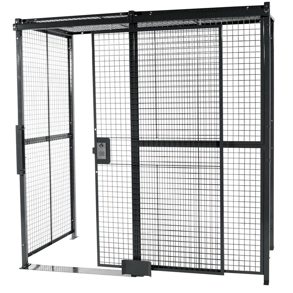 Welded Wire Mesh 10 Ft. x 10 Ft. 4 Sides With Sliding Door With Ceiling - 1