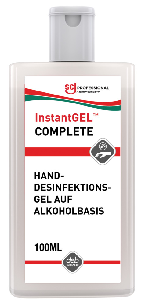 InstantGEL™ COMPLETE Handdesinfektionsgel auf Alkoholbasis, ISG100MLDE, 12 Flaschen à 100 ml - 1