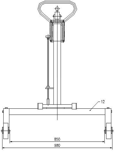 Fatlyft Servo Eco, fatgripare, 200 l falsade stålfat, brett chassi, lyfthöjd 0–300 mm - 3