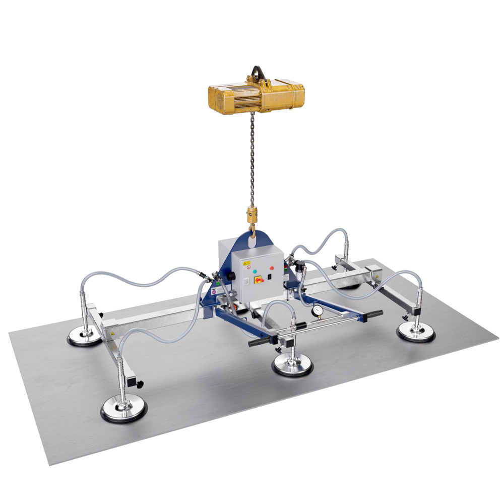 AERO LIFT podnośnik próżniowy AERO-INDEPEND, z 6 płytami ssącymi, udźwig 150 kg - 3