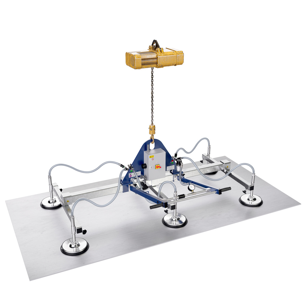 AERO LIFT vacuum lifter AERO-BASIC, with 6 suction plates, load capacity 1500 kg - 3