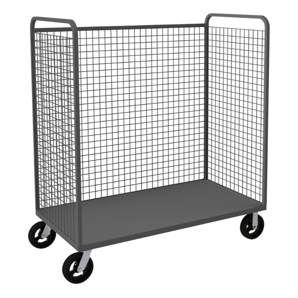 Wire Cart, 1 Shelf, 30 x 48 x 68-9/16 - 1