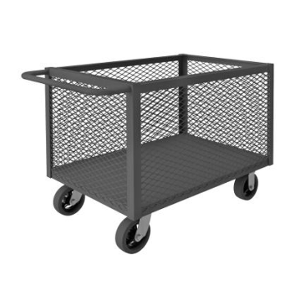 4 Sided Mesh Box Truck, Tubular Handle, 60 x 30 - 1