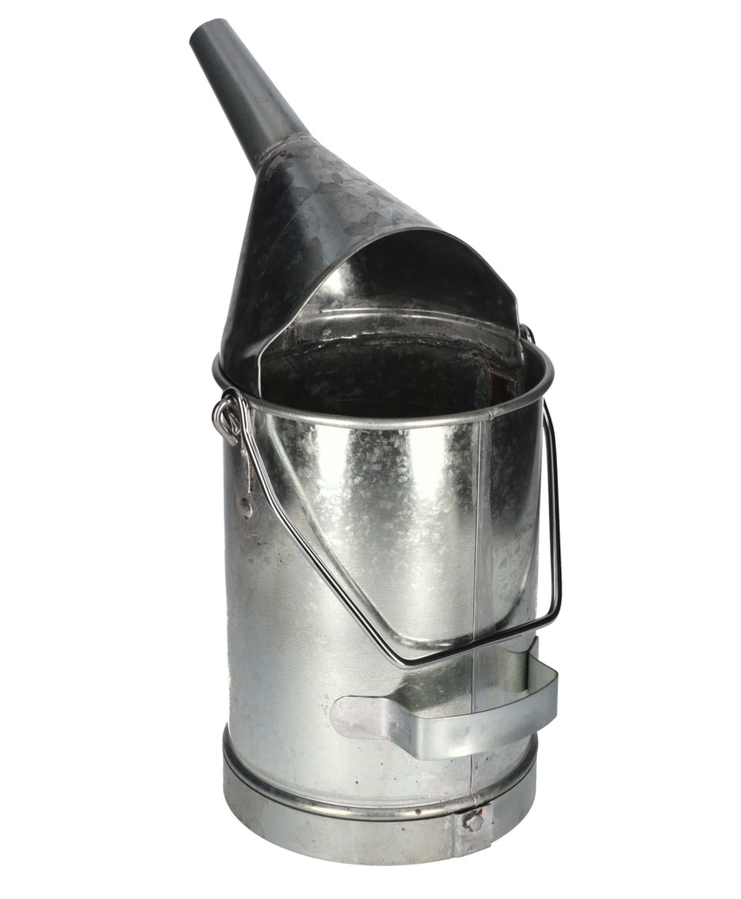 Cubo de medición en chapa de acero galvanizado con escala interior, volumen 5 litros - 4
