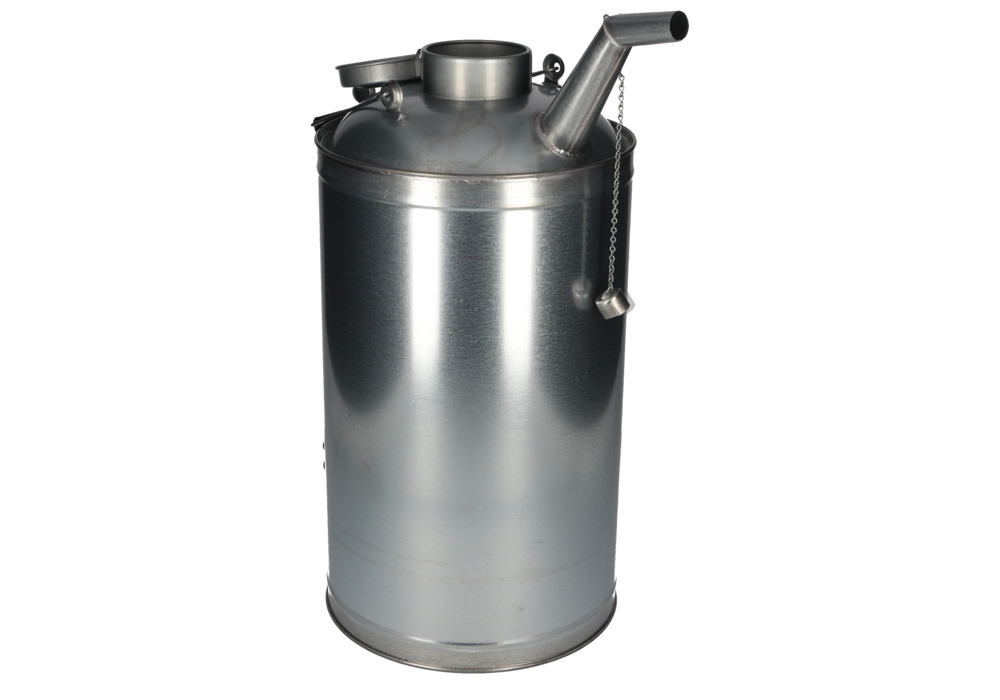 Oil can, galvanized steel, 15 litre capacity - 10