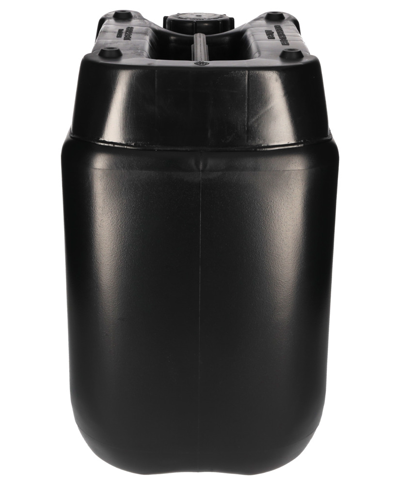 Plastic canister, polyethylene, antistatik, 30 litre capacity, black - 8