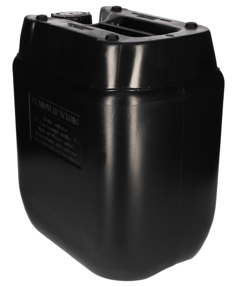 Plastic canister, polyethylene, antistatik, 30 litre capacity, black - 7