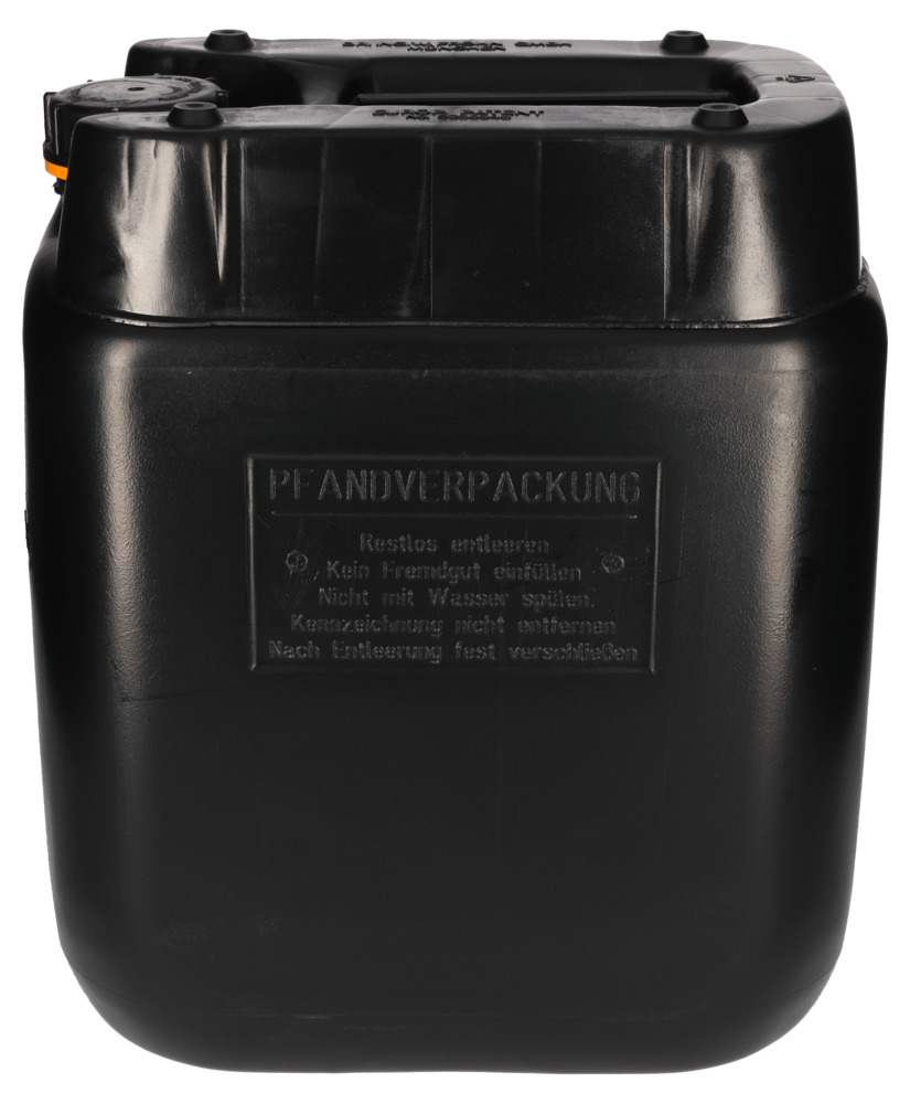 Plastic canister, polyethylene, antistatik, 30 litre capacity, black - 6