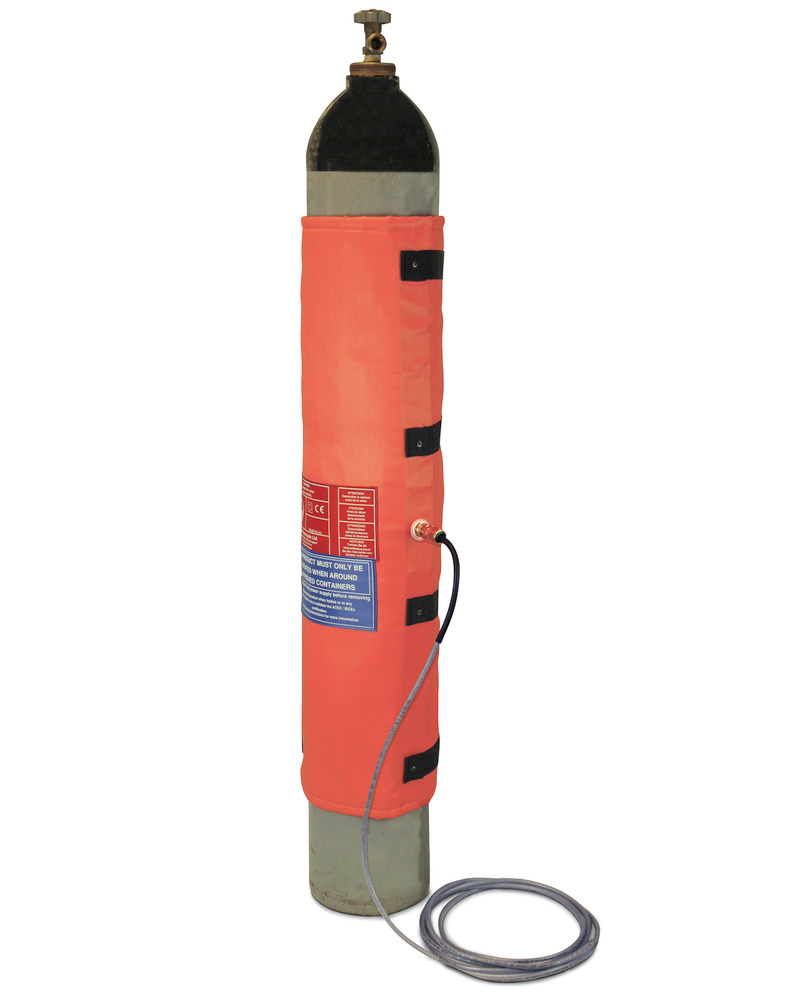 Płaszcz grzewczy do butli gazowych, ochrona przeciwwybuchowa T4, 685-830 mm, 100 W - 1