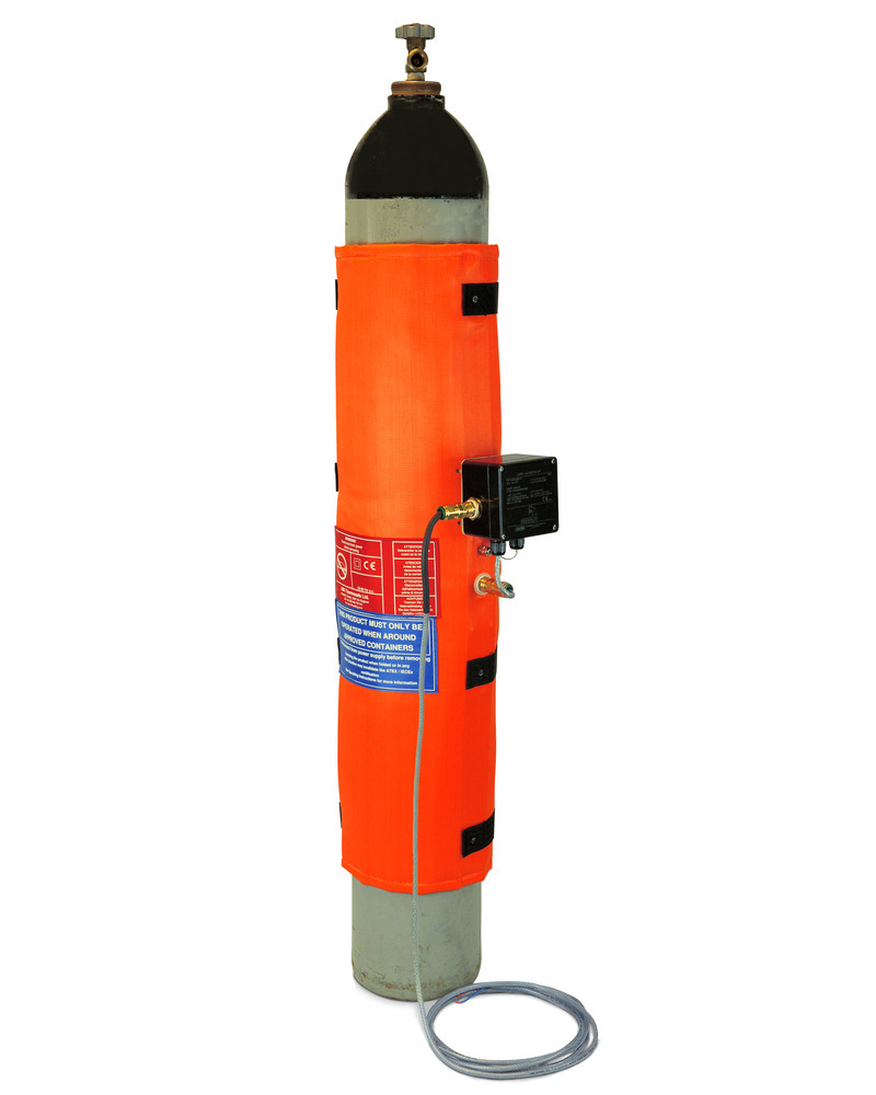 Fűtőköpeny HM-GCEx, gázpalackokhoz Ø 230 mm, robbanásvédett változat termosztáttal