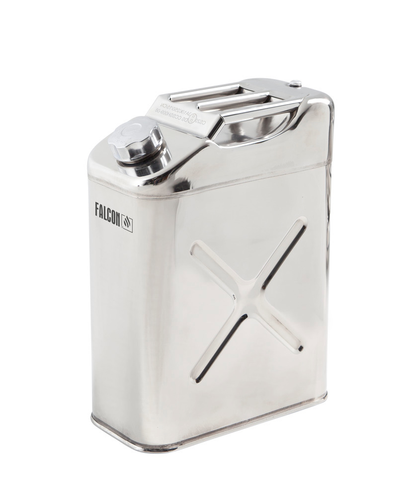 FALCON safety canister in stainless steel, with transport approval, 20 litres - 1