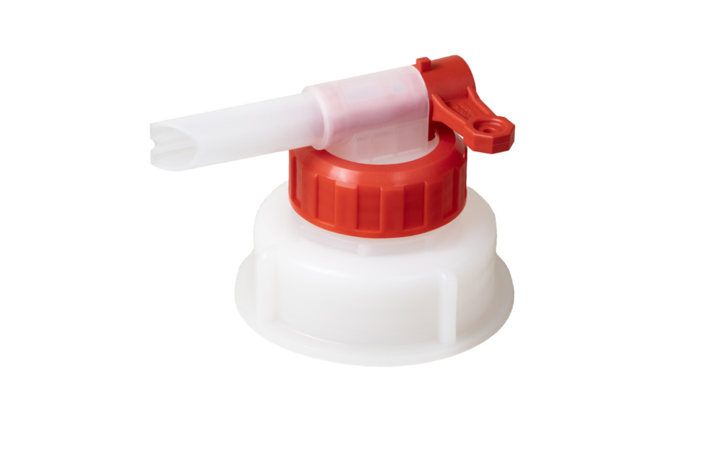 Dispensing tap AH 61, plastic, for plastic canisters, with Ø 13 mm tap, outside thread Ø 61 mm - 1