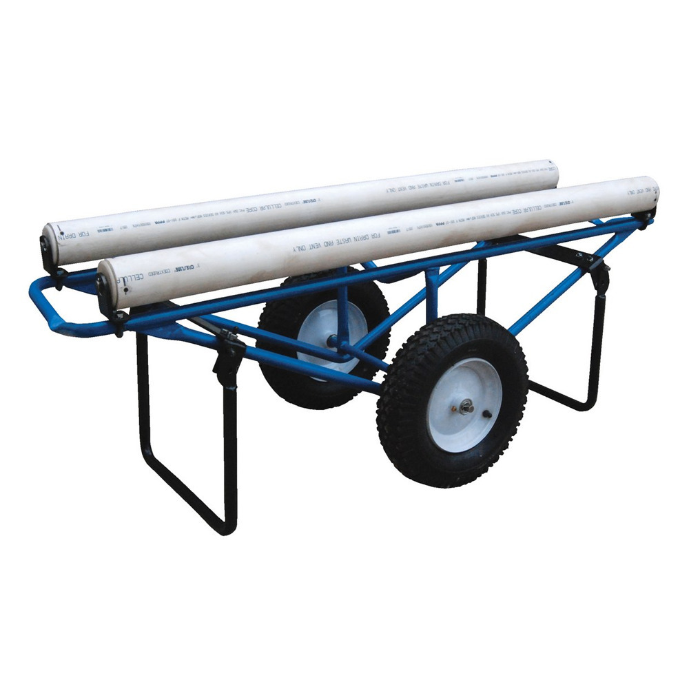 Portable Carpet Dispenser with Pneumatic Wheels 61 In. x 25-15/16 In. x 24-7/8 In.  - 1