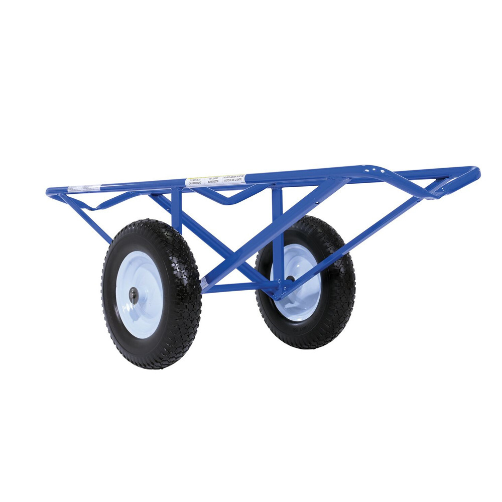 Portable Carpet Dolly with Foam Filled Wheels 61 In. x 26 In. x 20 In. 500 Lb. Capacity Blue - 1