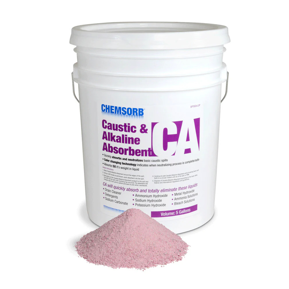 Caustic & Alkaline Neutralizing Absorbent, 5 Gallon Pail (10 LB) - 1