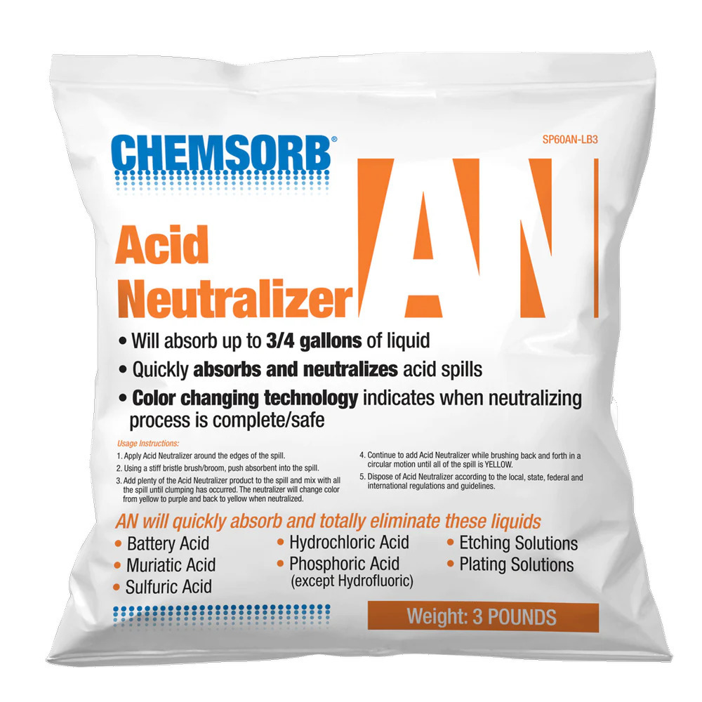 Acid Neutralizing Absorbent,  3 Pound Bag - 1