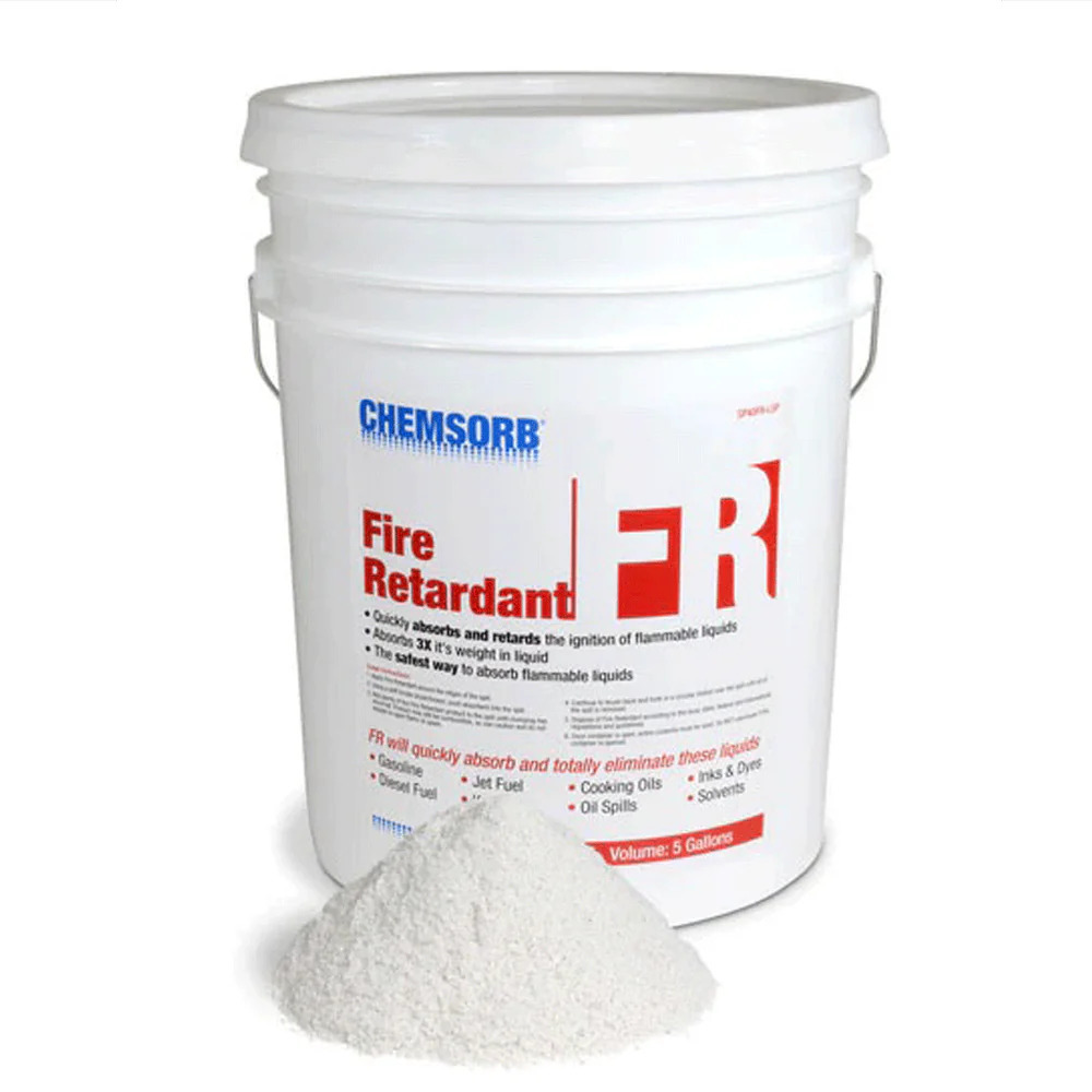 Flammable Liquid Retardant Absorbent, 5 Gallon Pail - 1