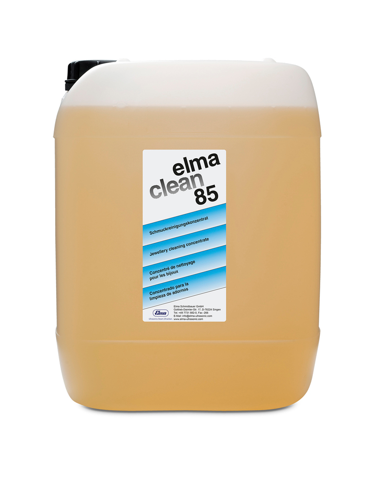 Reinigungsmittel Elma Clean 85 für Ultraschallgerät, neutral, Konzentrat, 25 Liter - 1