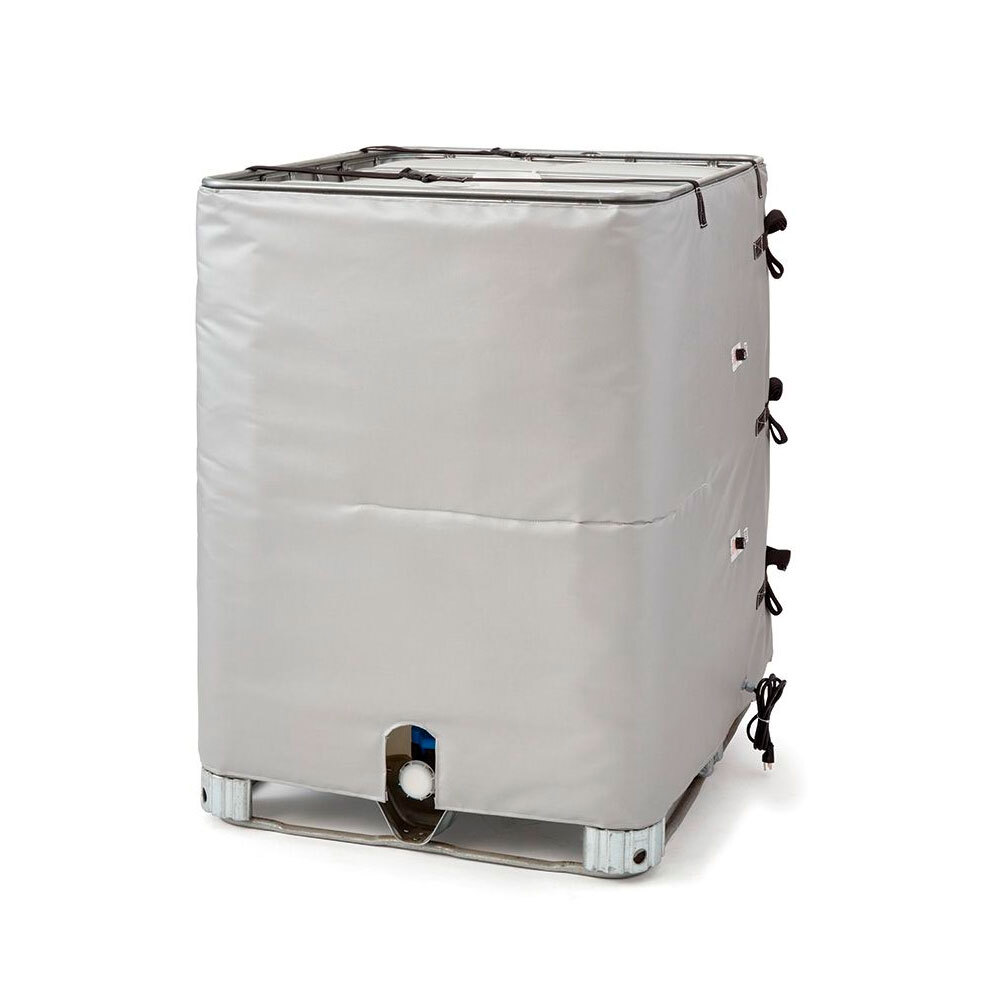 IBC Tote Heater Blanket - Full Cover - 240V - 42 in. - Heat 50-160°F - Dual Thermostat - TOTE422-ADJ - 2