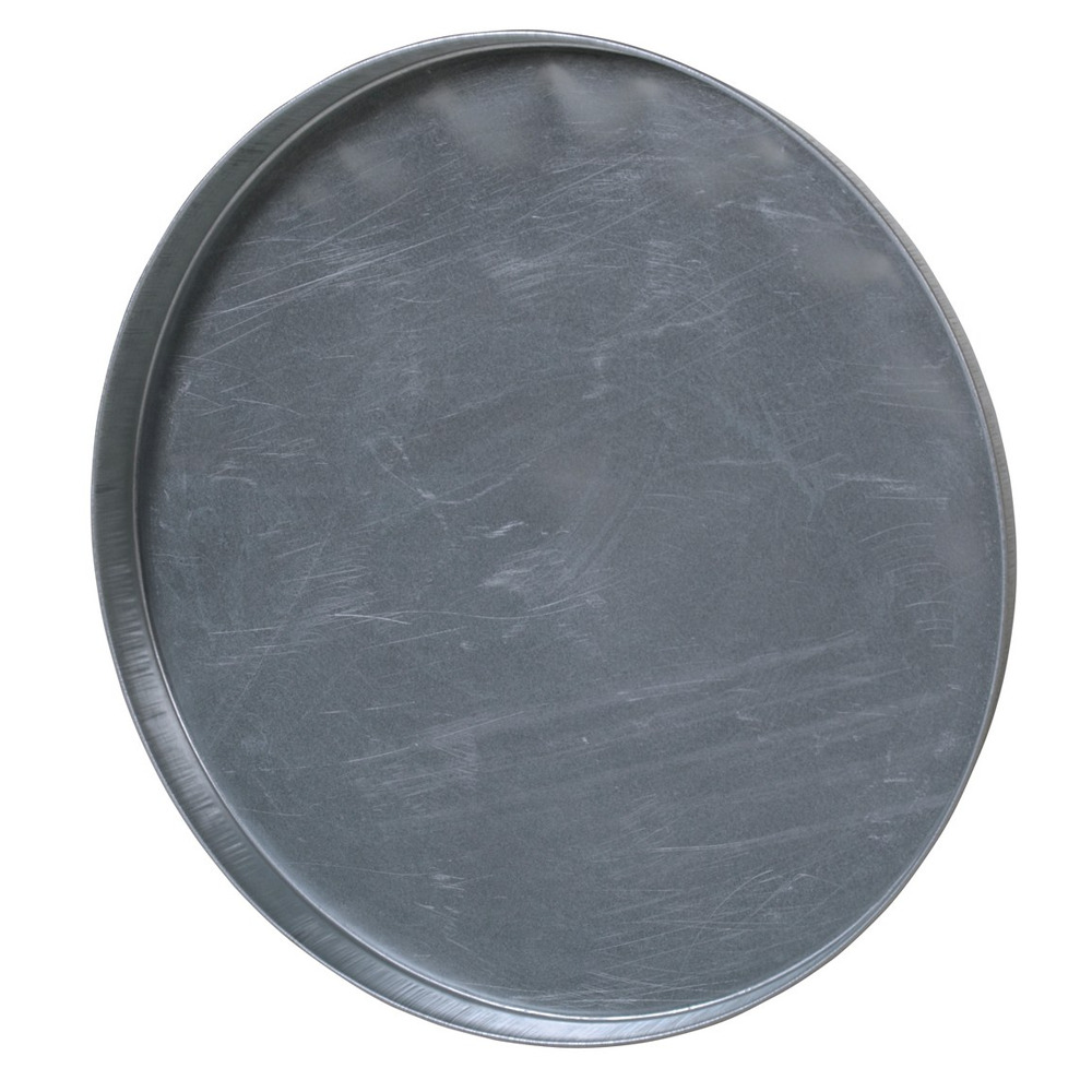 Galvanized Closed Head Drum Cover 23-13/16 In. Inside Diameter Silver - 1