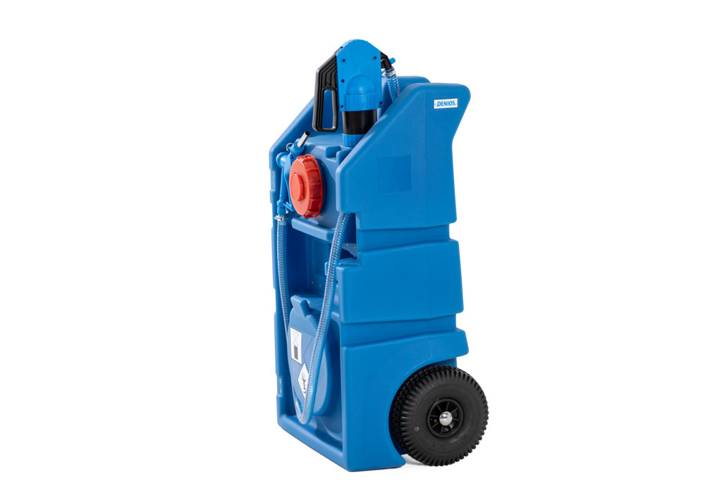 Mobile urea trolley PolyMove 110, in polyethylene, hand pump, 110 l volume - 6