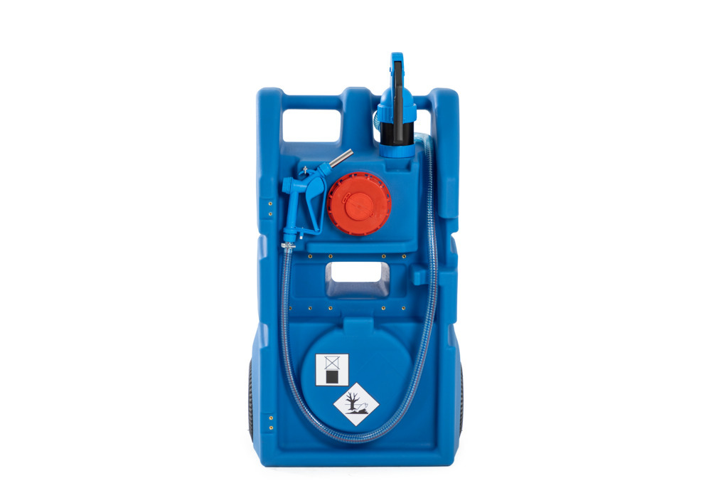 Mobile urea trolley PolyMove 110, in polyethylene, hand pump, 110 l volume - 4