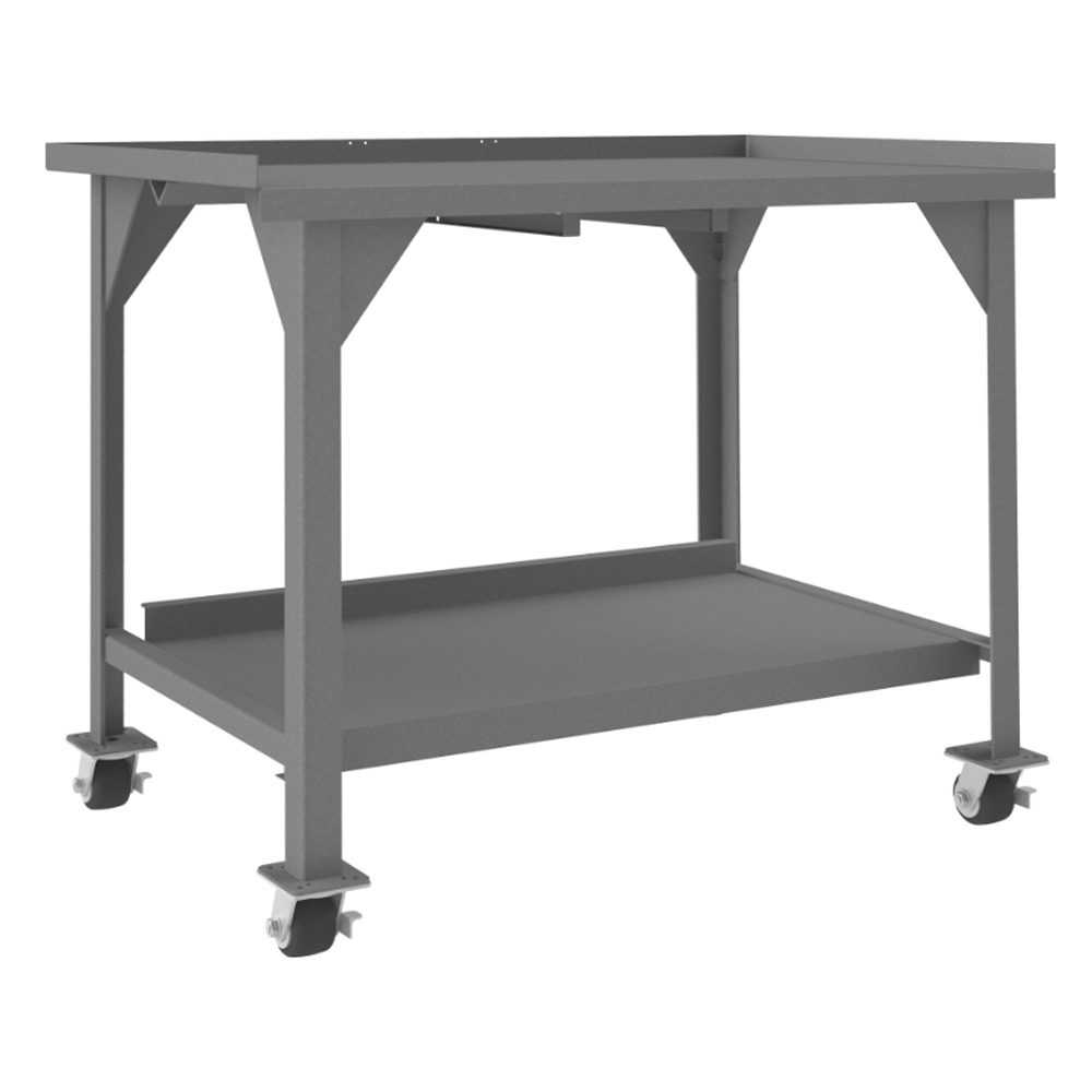 Mobile Workbench, Lips Up on 3 Sides, 72 x 30 x 39-13/16 - 1