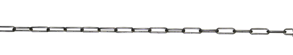 Afspærringskæde af stål, galvaniseret, 30 m lang, 3 mm Ø - 1