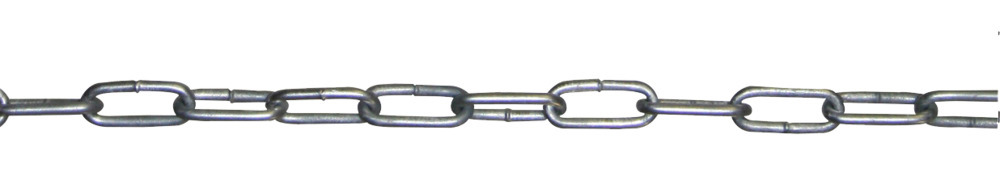 Barrier chain in steel, 30 m long, hot dip galvanised, diameter 6 mm - 1