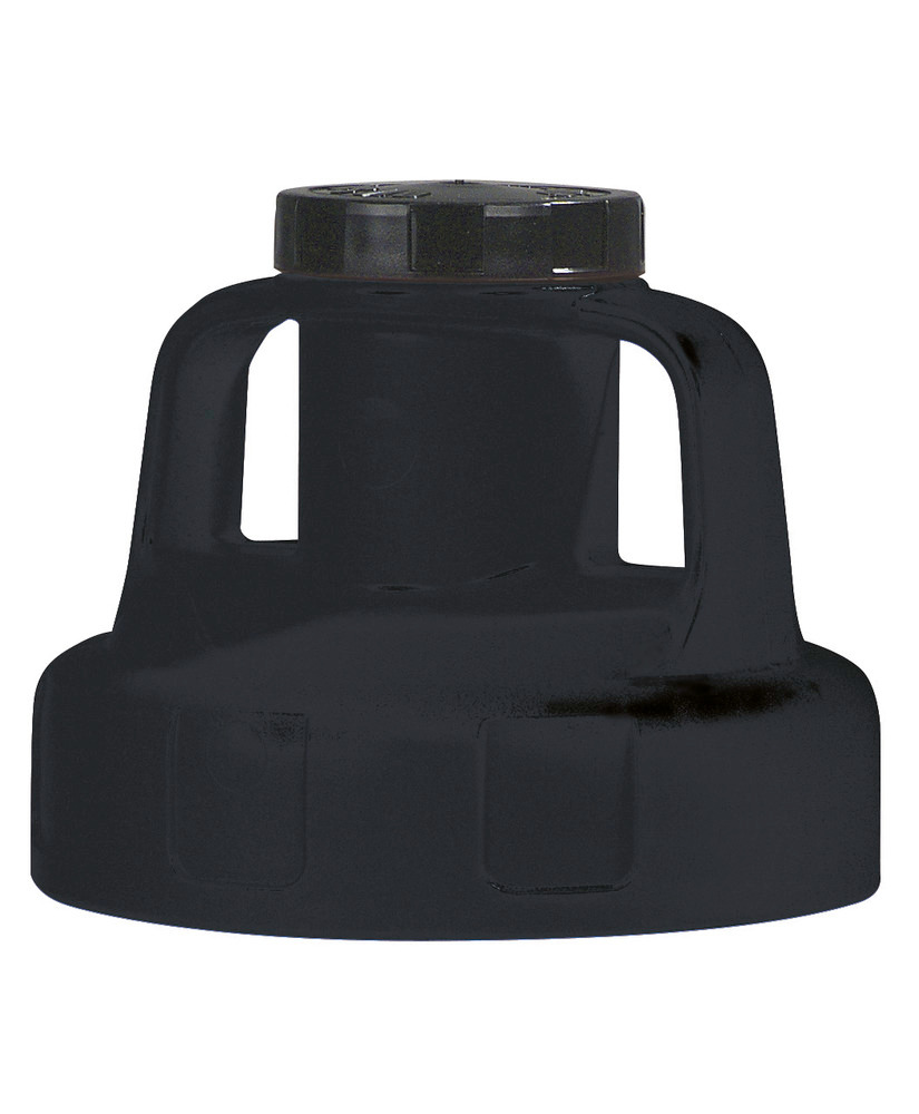 Function lid for liquid container, for pump, black - 1