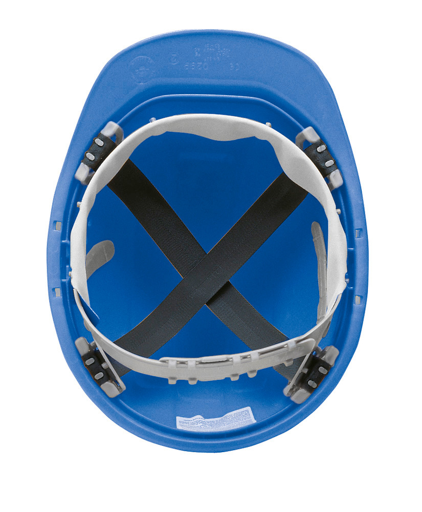 Schuberth safety helmet with 4 point strap, meets DIN-EN 397, blue - 1