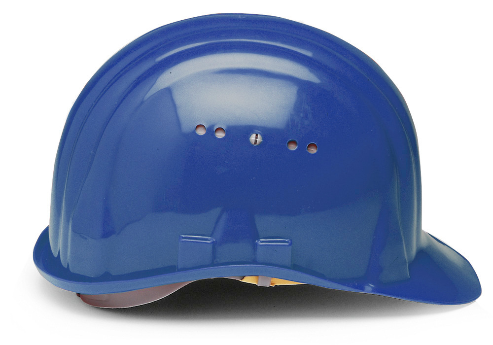 Schuberth Bauschutzhelm mit 4-Punkt-Gurtband, gemäß DIN-EN 397, blau - 2