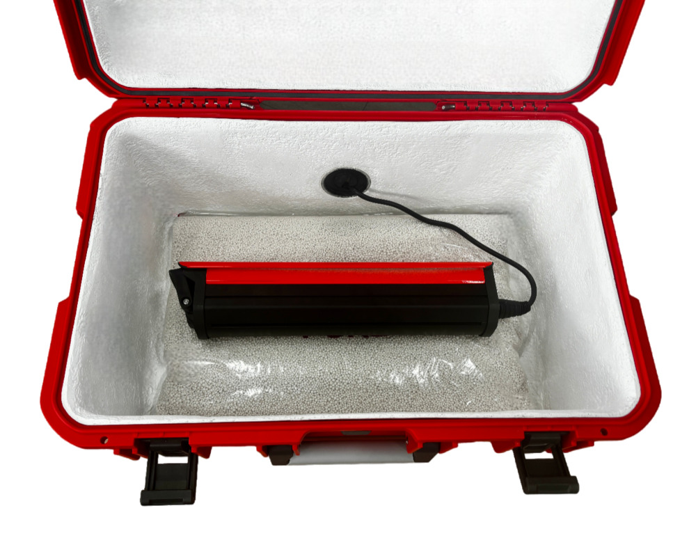 Lithium-ion battery fire-protection box BSK-1, plastic, filling Pyrobubbles® - 4